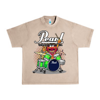 French Oak ANIMAL DRUMMER PEARL DRUMS Urban Heavy Tee - FloraArt