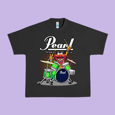 Animal Drummer Pearl Drums Urban Heavy Tee Designed By Floraart