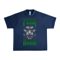 Navy Fear Doom Urban Heavy Tee - FloraArt