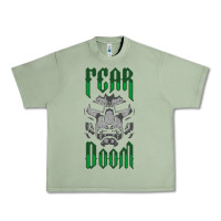 Oil Green Fear Doom Urban Heavy Tee - FloraArt