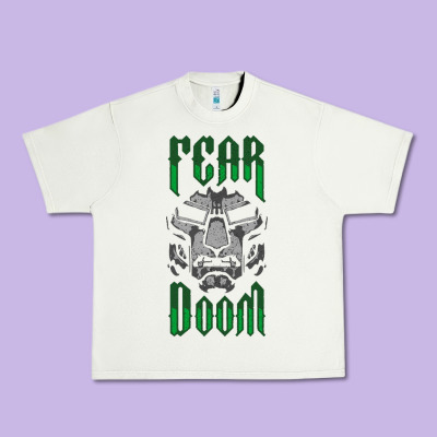 Fear Doom Urban Heavy Tee Designed By Floraart