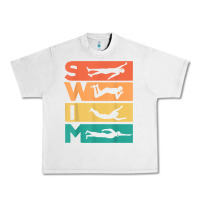 Lunar Rock retro vintage swimming gift for swimmers t shirt Urban Heavy Tee - FloraArt