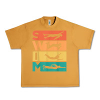 Peanut Butter retro vintage swimming gift for swimmers t shirt Urban Heavy Tee - FloraArt