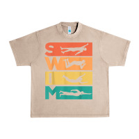 French Oak retro vintage swimming gift for swimmers t shirt Urban Heavy Tee - FloraArt