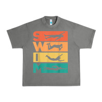 Tornado retro vintage swimming gift for swimmers t shirt Urban Heavy Tee - FloraArt