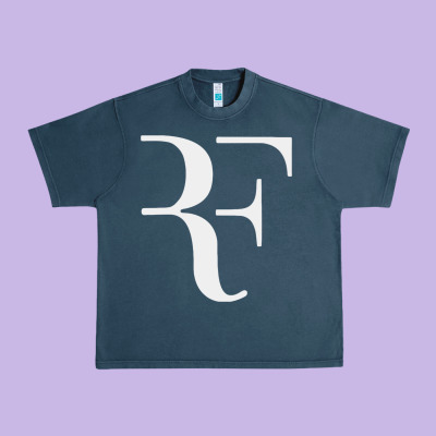Roger Federer Urban Heavy Tee Designed By Floraart