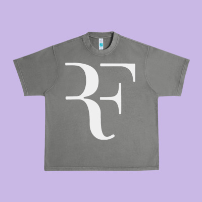 Roger Federer Urban Heavy Tee Designed By Floraart
