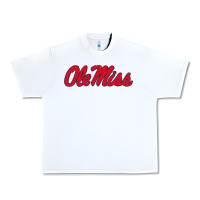 White ole miss Urban Heavy Tee - FloraArt