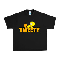 Black tweety Urban Heavy Tee - FloraArt