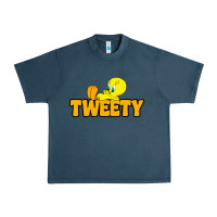 Midnight Navy tweety Urban Heavy Tee - FloraArt