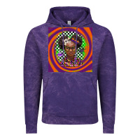 Cloud Purple halloween african girl Vintage Hoodie - BarkalooDesign
