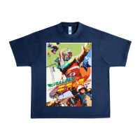 Navy KIKAIDA POSTER Urban Heavy Tee - FloraArt