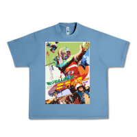 Pebble Blue KIKAIDA POSTER Urban Heavy Tee - FloraArt