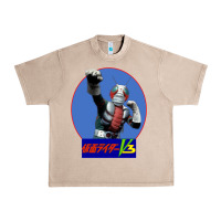 French Oak KAMEN RIDER V3 PUNCH Urban Heavy Tee - FloraArt