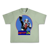 Oil Green KAMEN RIDER V3 PUNCH Urban Heavy Tee - FloraArt