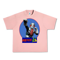 Salmon KAMEN RIDER V3 PUNCH Urban Heavy Tee - FloraArt