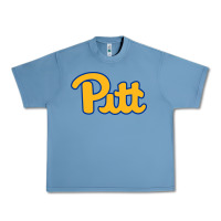 Pebble Blue Pitt Panthers Urban Heavy Tee - FloraArt