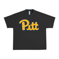 Pigment Black Pitt Panthers Urban Heavy Tee - FloraArt