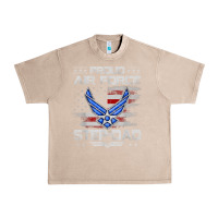 French Oak proud air force step dad veteran vintage flag veterans day t shirt Urban Heavy Tee - FloraArt