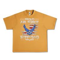 Peanut Butter proud air force step dad veteran vintage flag veterans day t shirt Urban Heavy Tee - FloraArt