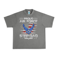 Tornado proud air force step dad veteran vintage flag veterans day t shirt Urban Heavy Tee - FloraArt