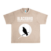 French Oak blackbird singing in the dead of night t shirt Urban Heavy Tee - FloraArt