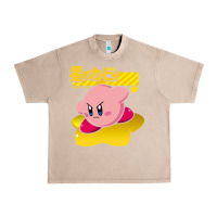 French Oak kirby men's pink Urban Heavy Tee - FloraArt