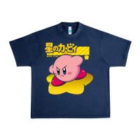 Navy kirby men's pink Urban Heavy Tee - FloraArt
