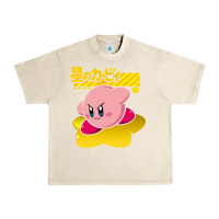 Sandshell kirby men's pink Urban Heavy Tee - FloraArt