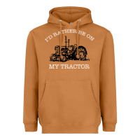 Meerkat I'D Rather Be On My Tractor Heavyweight Hoodie - Bettercallsaul