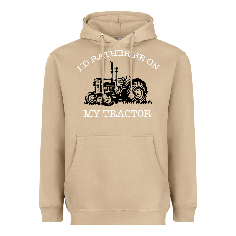 I'd Rather Be On My Tractor Heavyweight Hoodie by Bettercallsaul | Teevron