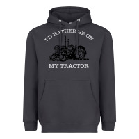 Smoke I'D Rather Be On My Tractor Heavyweight Hoodie - Bettercallsaul