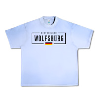 Wolfsburg Deutschland Germany German Flag Urban Heavy Tee | Teevron