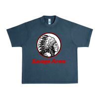 Midnight Navy Savage Arms Urban Heavy Tee - FloraArt