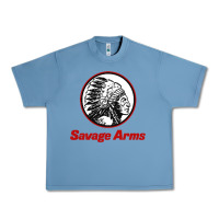 Pebble Blue Savage Arms Urban Heavy Tee - FloraArt