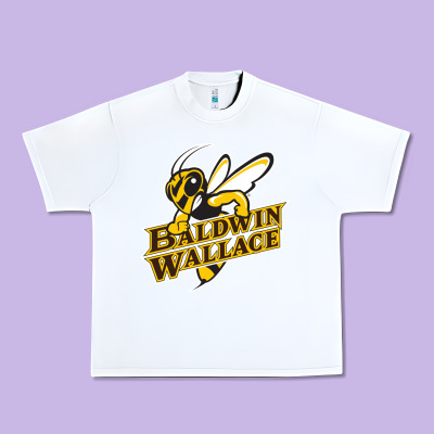 Baldwin Wallace University Yellowjackets Urban Heavy Tee Designed By Floraart