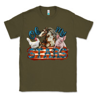Army Green Oh my stars farm animals Classic Tee - FaDigitalArtStudio