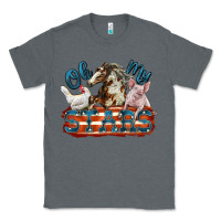 Charcoal Heather Oh my stars farm animals Classic Tee - FaDigitalArtStudio