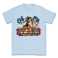 Dusty Blue Oh my stars farm animals Classic Tee - FaDigitalArtStudio