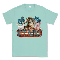 Seafoam Oh my stars farm animals Classic Tee - FaDigitalArtStudio