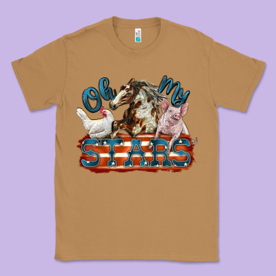 Oh My Stars Farm Animals Classic Tee Designed By Fadigitalartstudio