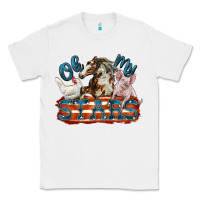 White Oh my stars farm animals Classic Tee - FaDigitalArtStudio