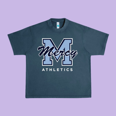 Mercy High School (burlingame, California) Urban Heavy Tee Designed By Floraart