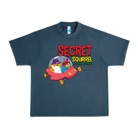 Midnight Navy Secret Squirrel  51 Urban Heavy Tee - FloraArt