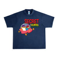 Navy Secret Squirrel  51 Urban Heavy Tee - FloraArt