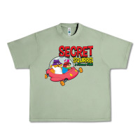 Oil Green Secret Squirrel  51 Urban Heavy Tee - FloraArt