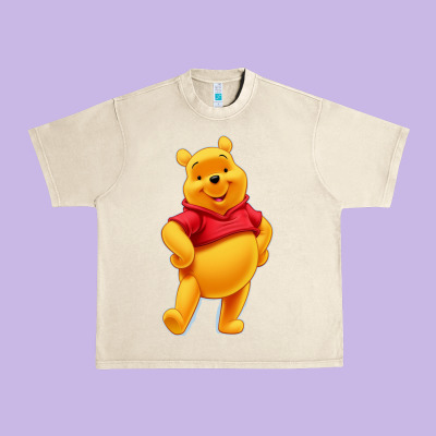 Pooh Urban Heavy Tee Designed By Floraart