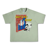 Oil Green thats no moon Urban Heavy Tee - FloraArt