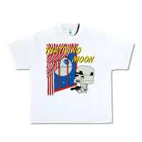 White thats no moon Urban Heavy Tee - FloraArt