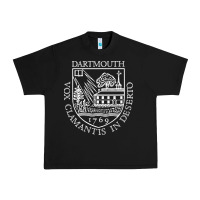 Black dartmouth newspaper Urban Heavy Tee - FloraArt